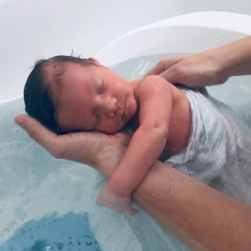 Thalasso bain bébé